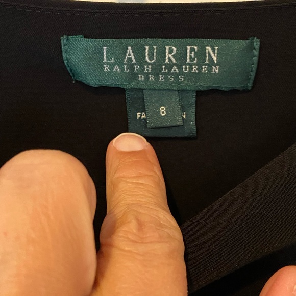 Ralph Lauren 8 cut out brooch dress. EUC - Picture 10 of 12